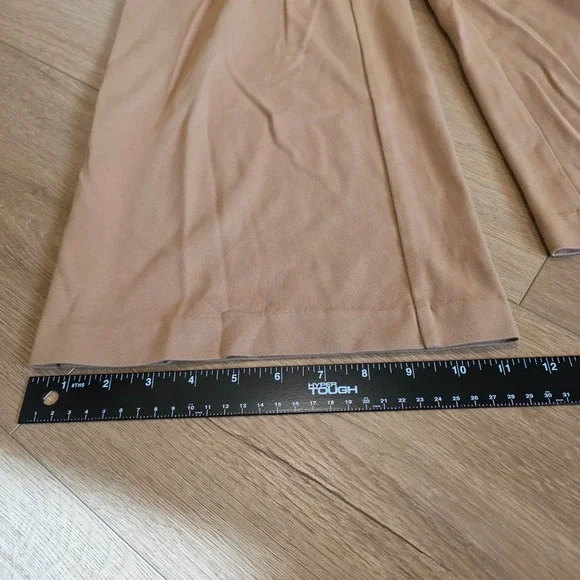 Autres Filles Womens Wide Leg Drawstring Trousers Tan Camel Size Large - Picture 9 of 11